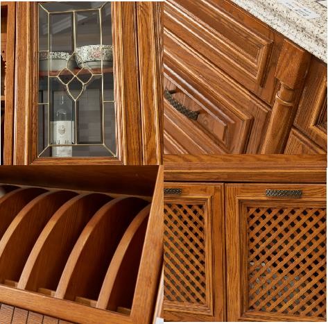 Buy YADI Real Solid Wood Kitchen Cabinets Base Units ODM Moistureproof at wholesale prices