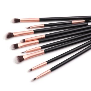 14pcs Pony Hair Small Fluffy Eyeshadow Brush Eco Friendly Wood Handle