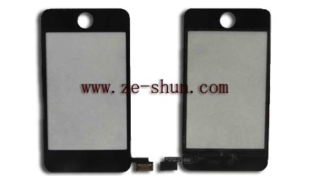 Fast Response IPod Spare Parts For ipod touch 2 Touch Screen , Digitizer Black