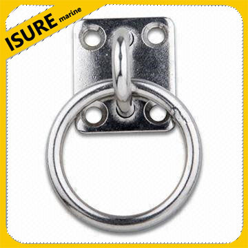 Buy Square eye plate with ring stainless steel at wholesale prices