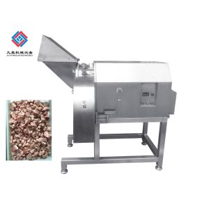 High Efficient Chicken Frozen Meat Dicer Machine Frequency Inverter Control