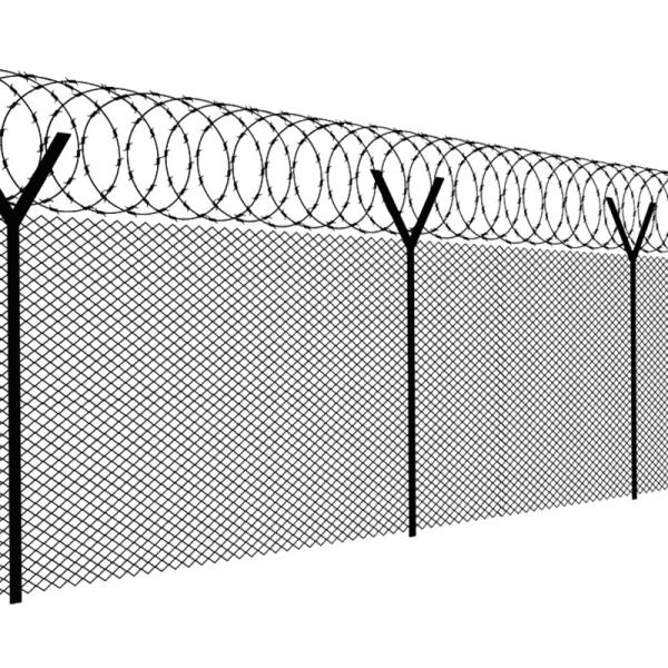 Customized Hot Dipped Galvanized Barbed Wire Fence with Stainless Steel Material