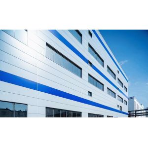 Durable Prefabricated Steel Warehouse With Modern Design And Stainless Gutter