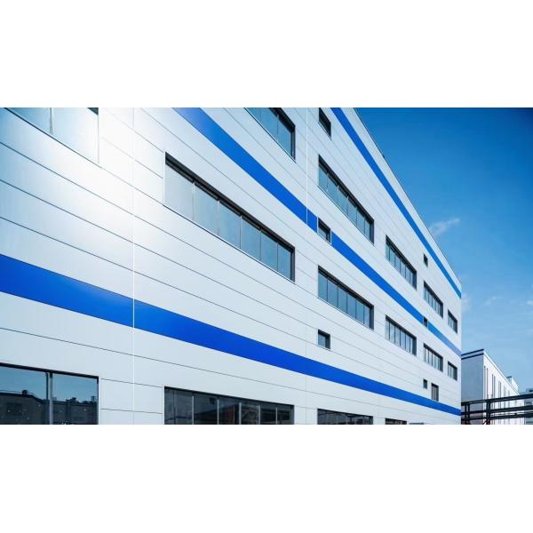 Buy Durable Prefabricated Steel Warehouse With Modern Design And Stainless Gutter at wholesale prices