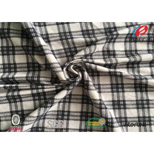 Cotton Imitation Velvet Plaid Polyester Fabric Transfer Printed Water Resistant