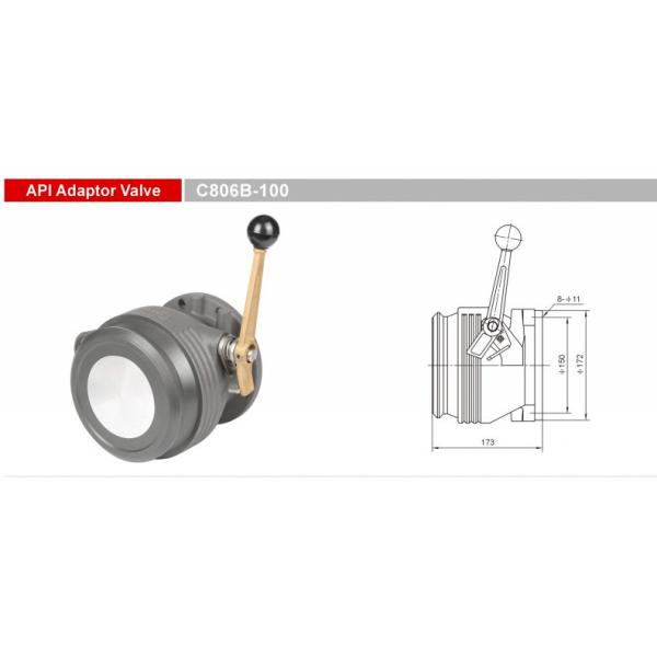 Reusable Truck Spare Parts API Adaptor Valve ADR Valves GETC806B-100