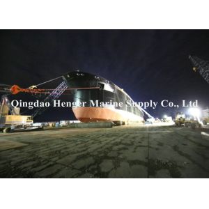 China Natural Rubber Ship Launching Airbags Weight Lifting For Docking on sale