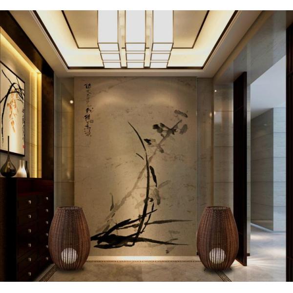 Customized Luxurious Rattan Floor Lamp , Indoor Creative Wicker Floor Light