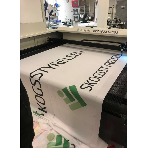 1800×1400mm Vision Camera Laser Machine 8-48m/Min Banner Vision Laser Cutting