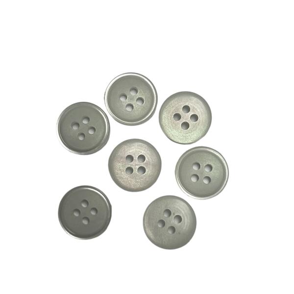 Fancy Shirt Buttons With 17L With Rainbow Effect Use On Shirt