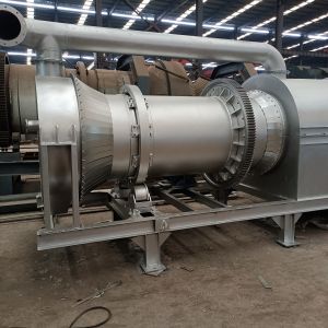 Indirectly Heated Rotary Kiln Sealing Around Fully Enclosed Guards
