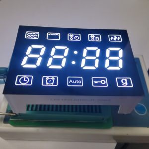 Ultra Bright White Microwave 7 Segment LED Display 4 Digit Common Cathode