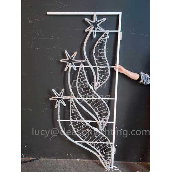 outdoor lamp post decorations christmas motif lights