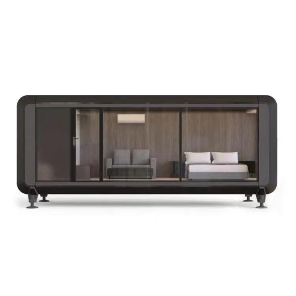 Buy Composite Wood Floor Modular Prefab Tiny Homes Container Office for Portable Office Needs at wholesale prices