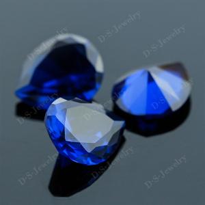 China Diamond cut High quality precious blue topaz spinel gemstone on sale