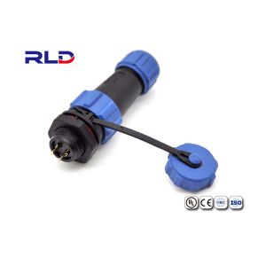 M13 Waterproof 2 Pin Plug Low Voltage Ip67 LED Cable Connector