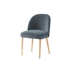 Strong 630mm 840mm Velvet Upholstered Chairs For Cafe