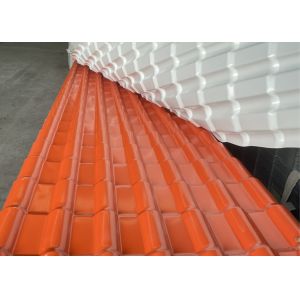 ASA Synthetic Resin Roof Tile 1050mm Width Custom Length Windproof