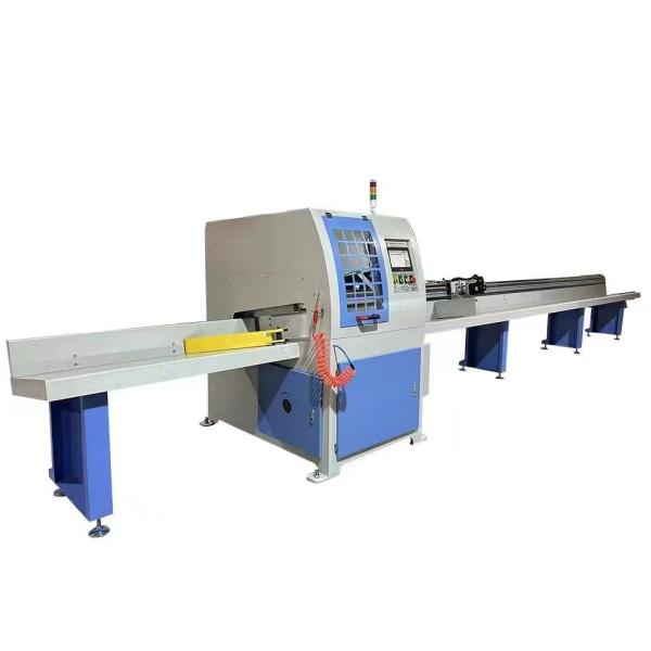 Buy L1200mm Wood Pallet Machine Lumber Wood Cutoff Saw Siemens PLC at wholesale prices