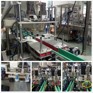 Multifunction 4 Wheel Screw Capping Machine For Plastic Bottles