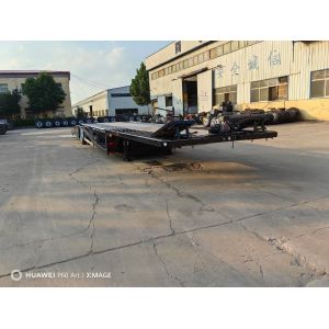 China Triangle Tires and 15T Load Capacity The Perfect Match for Durable Car Trailer Flatbed on sale