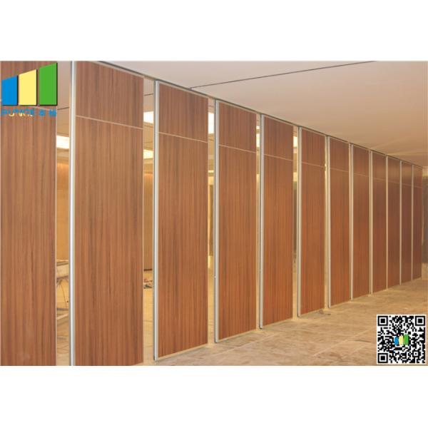 Wooden 65MM Sliding Partition Walls Melamine Finish Multi Color