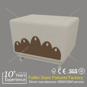 Metal hanging garment display shelf/clothing display stand