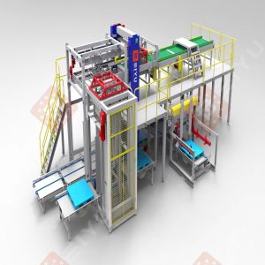 Canned Olive Strawberry Artichoke Filled Cans Palletizer Depalletizer