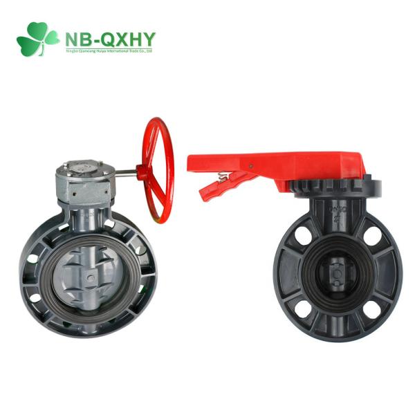 Buy Flange Connection PVC Valve for Water Supply Manual Control and Customized Request at wholesale prices