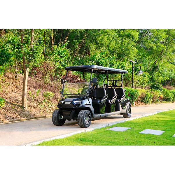 Tourist Sightseeing Electric Golf Cart For 6 Seats 48V Lithium Battery Strong Power and Long Range