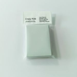 Polypropylene Deck Card Sleeves 62X89mm Mtg White Sleeves Matte Textured