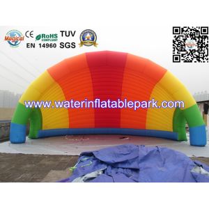 Quality Colorful Cover Inflatable Tent Shell Shape , Inflatable Advertising Tent for sale