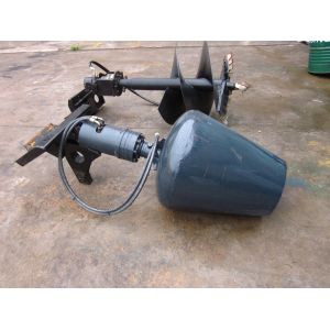 Cement bowl for mini skid steer loader