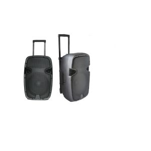 Active Battery Rechargeable Portable Trolley Speaker With Wheels 10 Inch