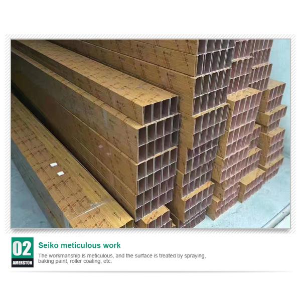 OEM Aluminum Square Pass 1 X 1 Aluminum Alloy Square Tubing Pipe With Holes