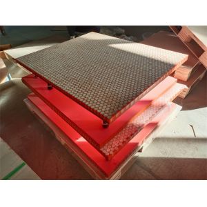 Polyurethane Backing Ceramic Wear Liner Wear Impact Resistant