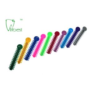 Rubber Chain Code Dental Orthodontic Ligature Ties