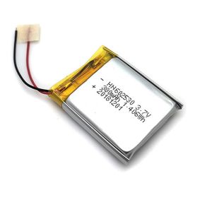 China IEC62133 PL602530 380mAh 3.7 Volt Battery Pack on sale
