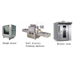 SIEMESE PLC Control 120kgs/Hr Automatic Biscuits Making Machine