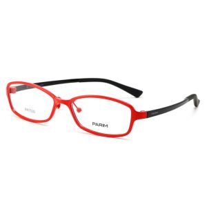 Durable Small Square Ultra Light Eyeglass Frames With Aerospace Material
