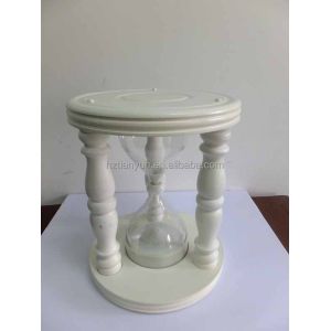 Kids Wooden Hourglass Stool Size Customized ISO9001 Approved
