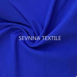 High Stretch Recycled Ribbed Swimwear Fabric 100cm Width