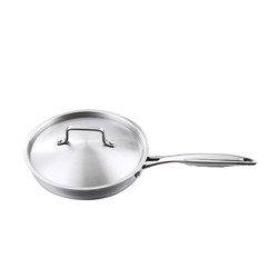 Extra Strong Stovetop Frying Pan Stainless Steel With Lid