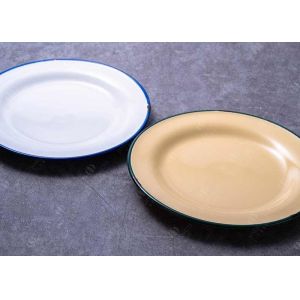 Reminiscence Enamel Ceramic Dinner Plate