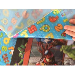 Soft PVC 3D Printable Lenticular Sheet Fabric Custom flip effect Lenticular T