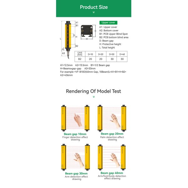 Customized Laser Safety Curtain Automation Equipment Body Protection Temper Resistance