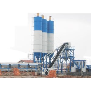 Large Capacity Stationary Cement Concrete Batching Plant For Construction