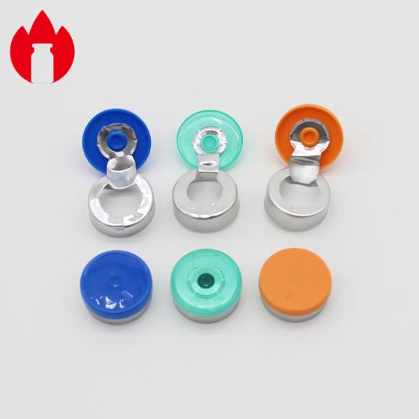 13mm 20mm 32mm Pharma Crimp Top Aluminum Plastic Tear Off Cap