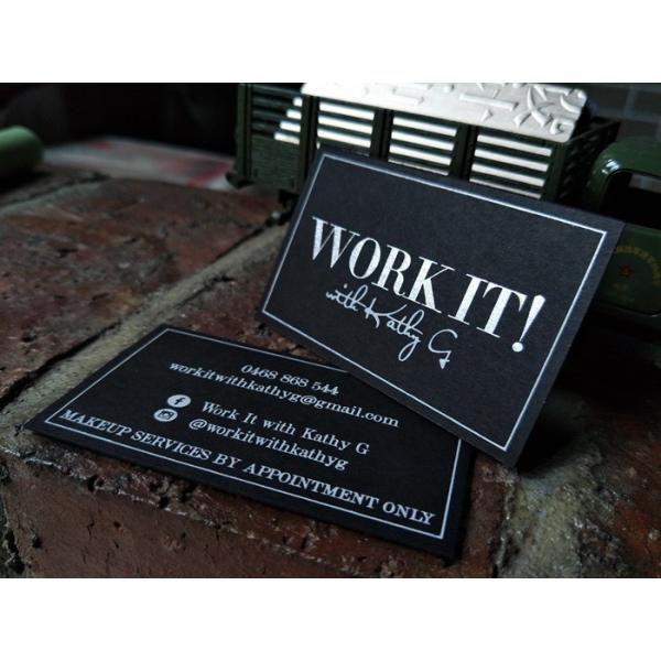Buy Personalised Design Recycled Business Cards , Black Spot Uv Business Cards at wholesale prices