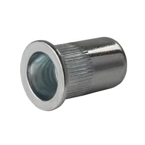 Flat Head Rivets Nut With Vertical Grain ML08AL Zinc Plated Cold Heading Steel